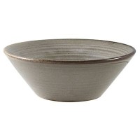 Smoke Grey Terra Conical Bowl